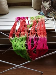 How To Tie-Dye Cotton Yarn | Hooked by Kati