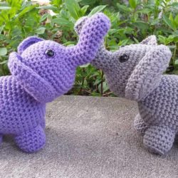 Free Elephant Amigurumi Crochet Pattern | Hooked by Kati