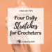 Four daily stretches for crocheters | Hooked by Kati feature
