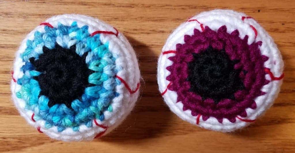 Creepy Eyeball Amigurumi Free Crochet Pattern
