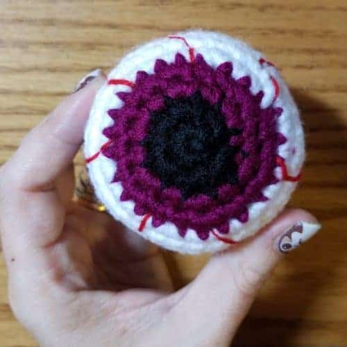 Creepy Eyeball Amigurumi Free Crochet Pattern