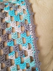 Granny Square Blanket Crochet Pattern with Border | Hooked by Kati