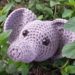 trumpeting elephant crochet pattern video tutorial | Hooked by Kati