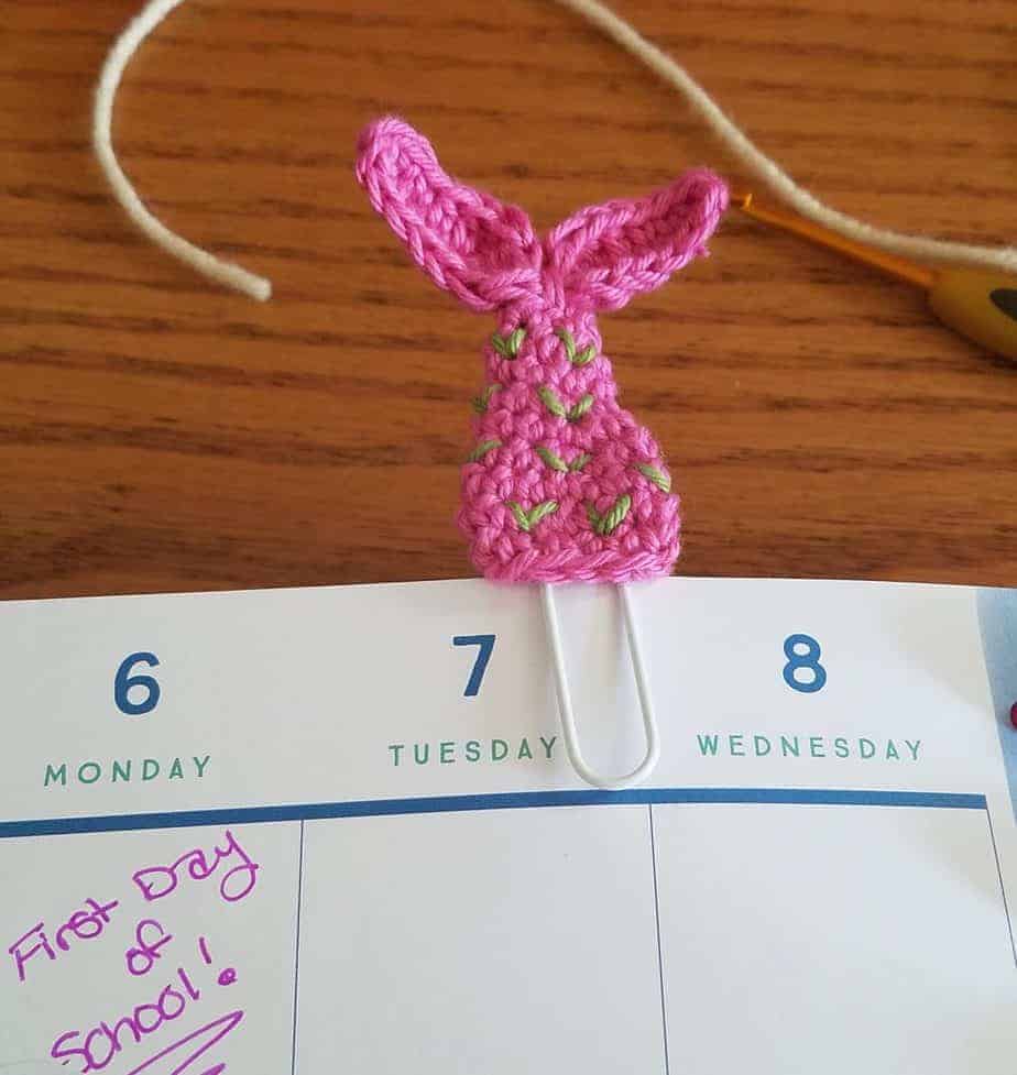 Mermaid Planner Clip | Free Crochet Pattern