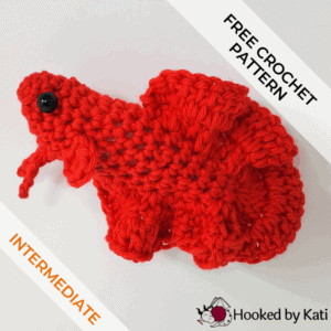 free crochet betta fish pattern feature image