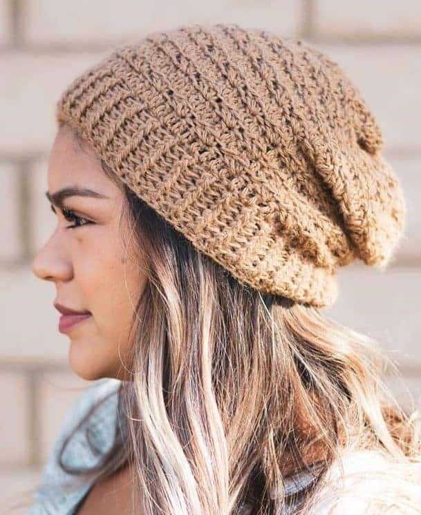 Happily Hooked Magazine Crochet Along Foothills Slouchy Hat