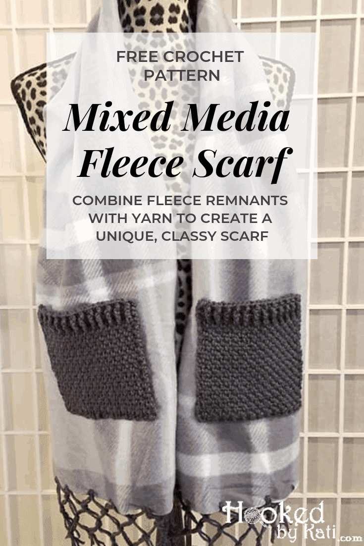 Turn your ordinary scarf into a unique, classy scarf by adding crochet pockets and edging.