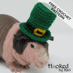 St. Patrick's Day Leprechaun Hat free crochet pattern | Hooked by Kati