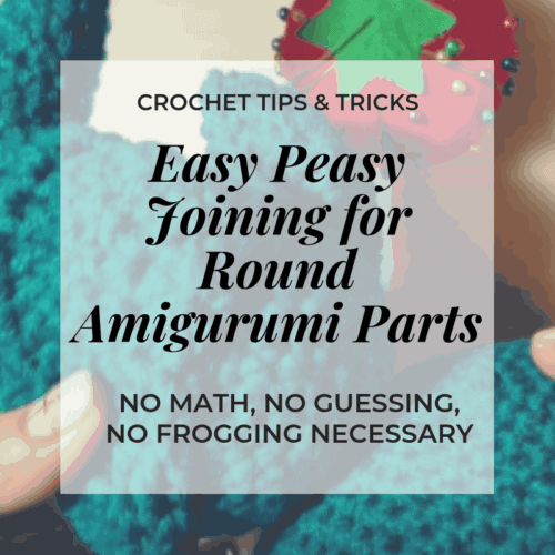 easy joining round amigurumi parts, sewing amigurumi heads Hooked by Kati