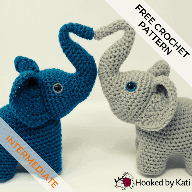 Elephants In Love | Free Crochet Pattern