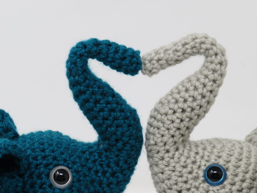amigurumi elephants in love free crochet pattern