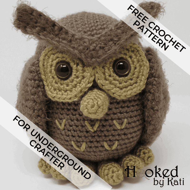 Hygge Owl | Free Crochet Pattern for Underground Crafter