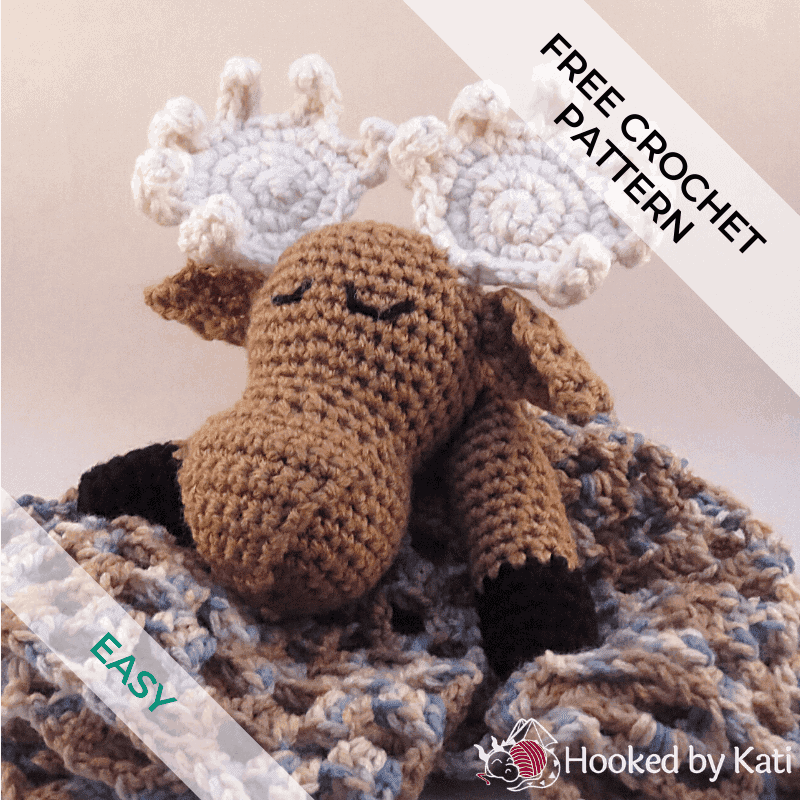 Moose Lovey Blanket | Free Crochet Pattern