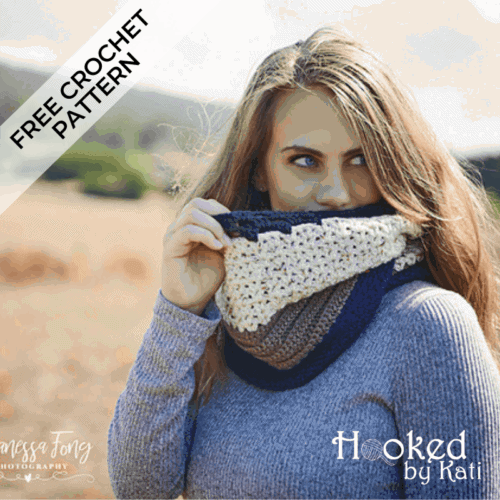 Everyday, Everywhere Scarf free crochet pattern, Hooked by Kati