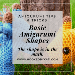 basic amigurumi shapes and how to make them Hooked by Kati