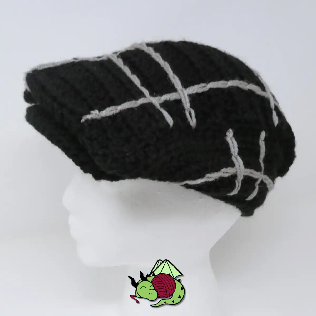 cancer awareness black and grey plain golf hat