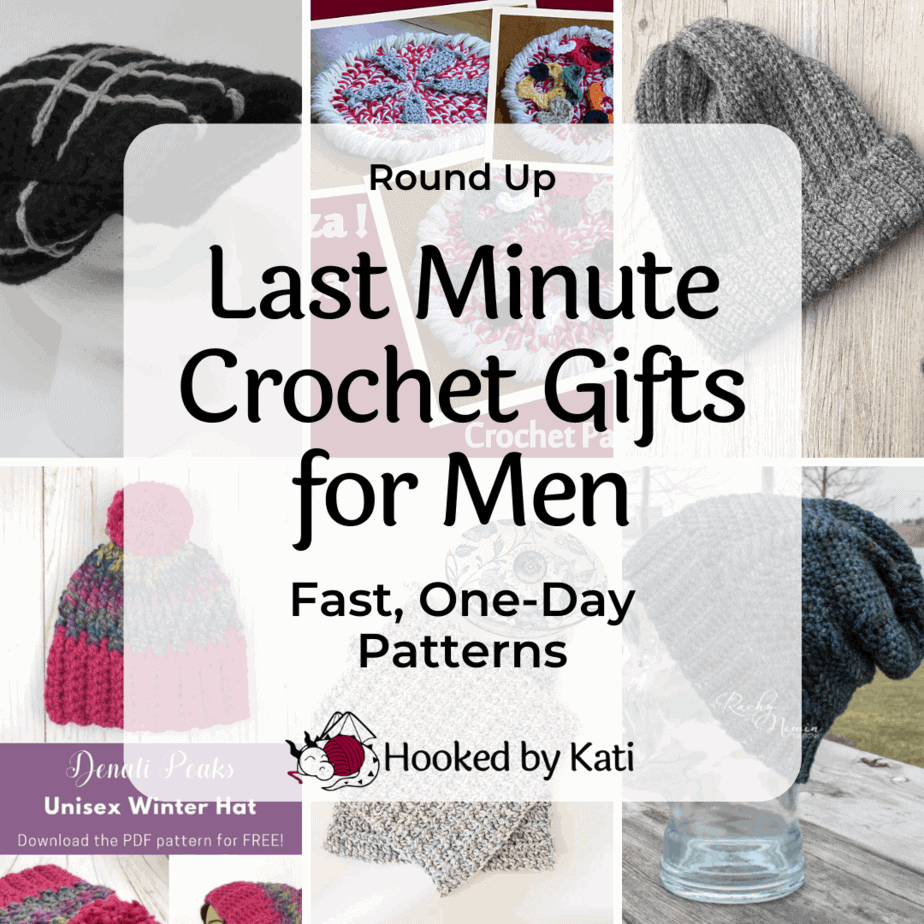 Last-Minute Crochet Gifts for Men - Hooked by Kati