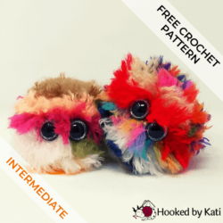 Worry Pet Amigurumi Free Crochet Pattern - Hooked by Kati