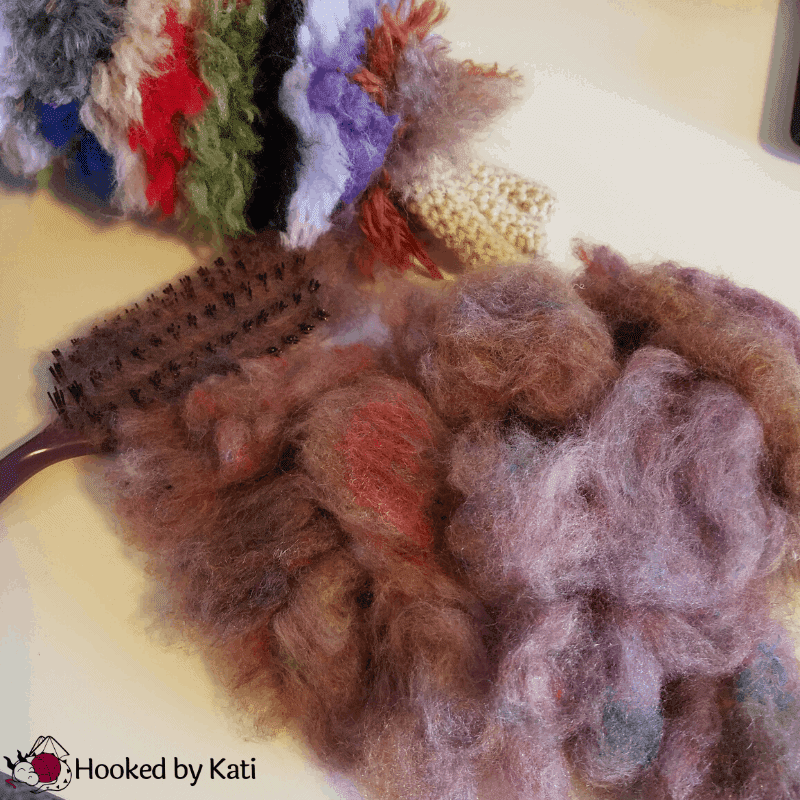 How to Brush and Fluff the Loop Stitch to make awesome fur for your amigurumi! From Hooked by Kati