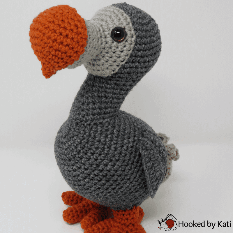 Lewis the Dodo premium crochet pattern
