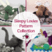 Sleepy Lovies Pattern Collection from Hooked by Kati, a Premium printable .pdf