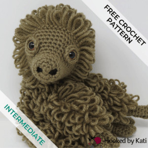Dell the Baby Sloth, free amigurumi crochet pattern, Hooked by Kati