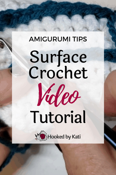 Surface Crochet video tutorial, from Hooked by Kati