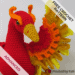 Ember the Phoenix free amigurumi crochet pattern from Hooked by Kati