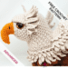 Anduin the Gryphon free crochet pattern from Hooked by Kati feature