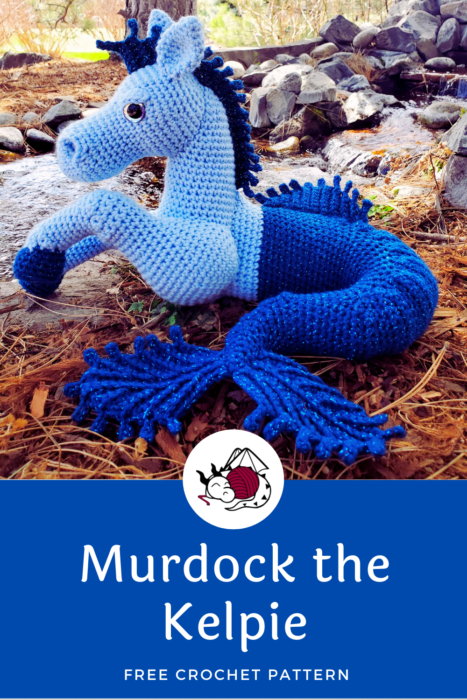 Murdock the Kelpie free amigurumi crochet pattern from Hooked by Kati