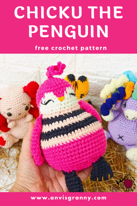 crochet penguin pattern with no sewing