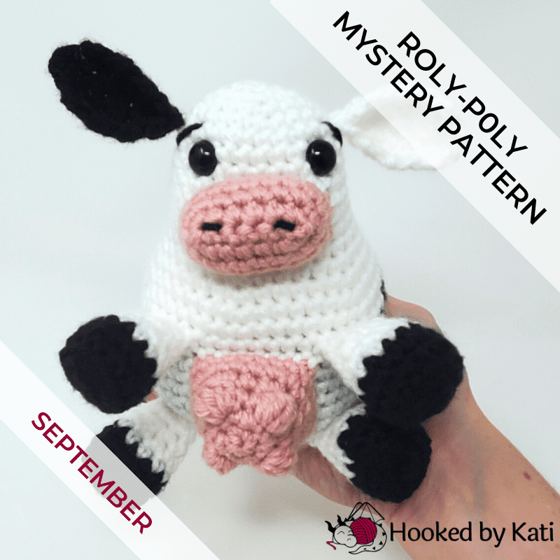Maizee the Cow Roly-Poly Free Amigurumi Crochet Pattern