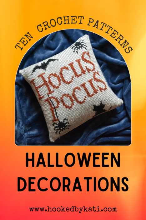 Halloween decor Crochet Patterns - Hooked by Kati