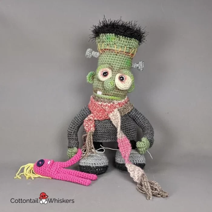 Halloween Frankenstein plushie Crochet Pattern